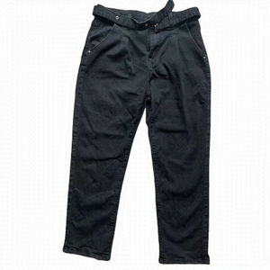 DAZY by Shein jeans high waisted boot cut belted  light black  Size XL